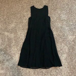 Black Pleated Dress